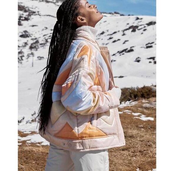 Free People Women's Shine On Puffer Jacket Coat - Picture 4 of 8